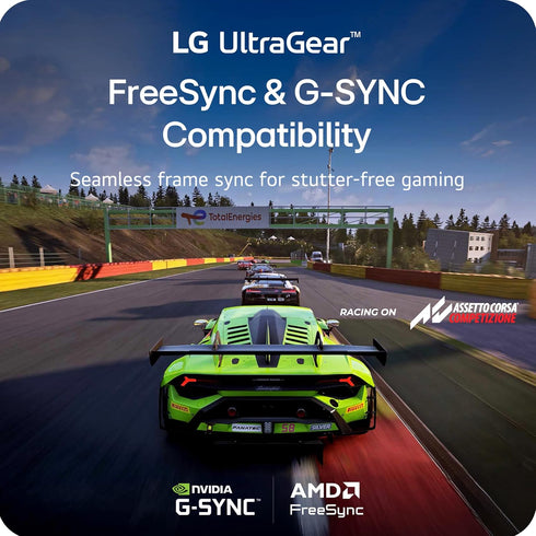 LG UltraGear 24G411A-B 24" FHD 144Hz 5ms GTG IPS LED FreeSync Gaming Monitor, Black