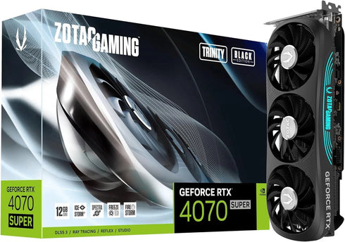 ZOTAC GAMING GeForce RTX 4070 SUPER Trinity Black Edition 12GB GDDR6X - Anigma