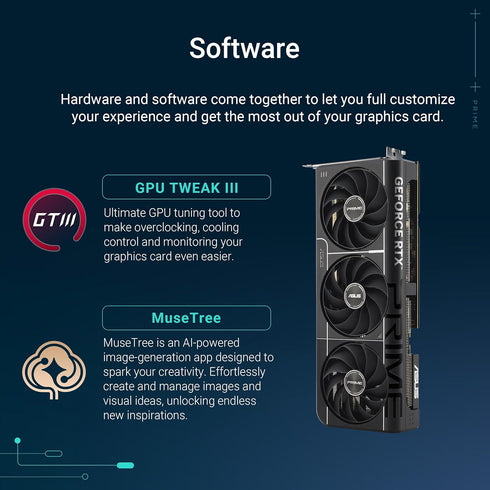 ASUS Prime GeForce RTX 5080 OC Edition 16GB GDDR7 Gaming Graphics Card