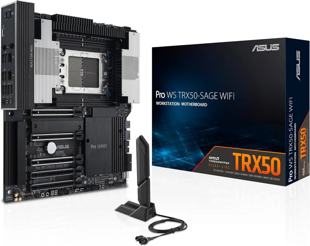 ASUS PRO WS TRX50 SAGE WIFI AMD sTR5 CEB Workstation Motherboard - Anigma