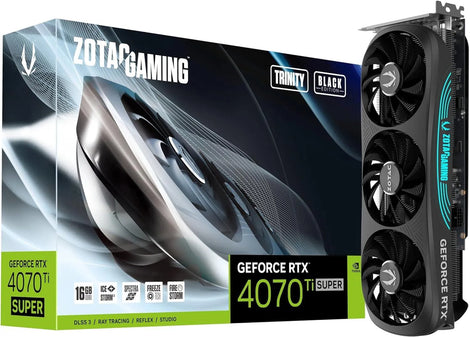 ZOTAC GAMING GeForce RTX 4070 Ti SUPER Trinity Black Edition 16GB GDDR6X - Anigma