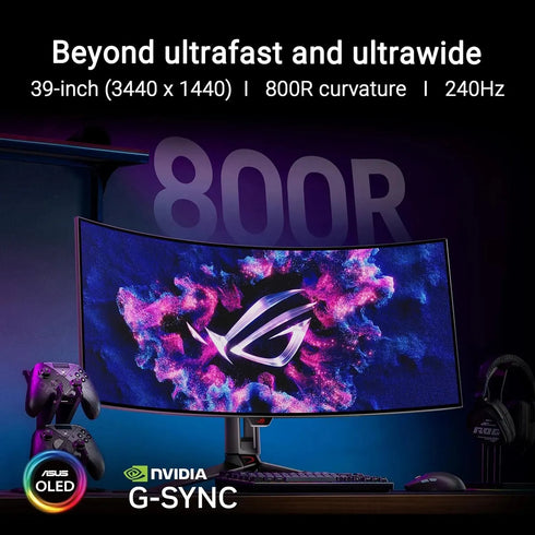 Asus ROG Swift OLED 39 Inch PG39WCDM (3440x 1440) Flat 240Hz 0.03MS Gaming Monitor - Anigma