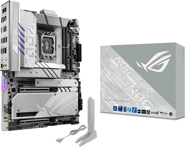 ASUS ROG MAXIMUS Z890 APEX DDR5 LGA 1851 ATX Motherboard White - Anigma