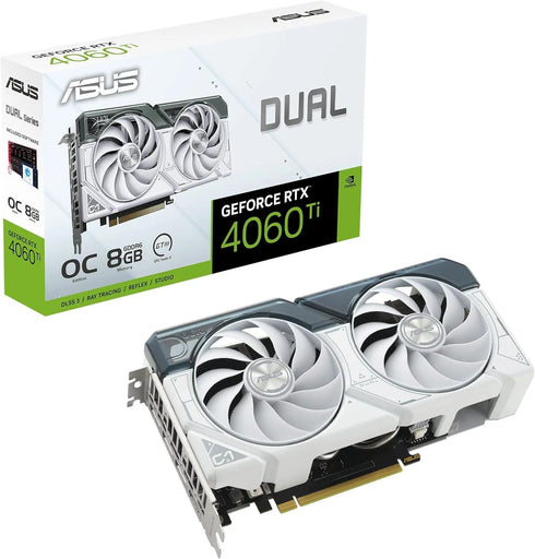 ASUS Dual GeForce RTX 4060 Ti OC Edition 8GB GDDR6 White - Anigma