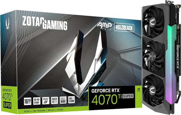 ZOTAC GAMING GeForce RTX 4070 Ti SUPER AMP HOLO Edition 16GB GDDR6X - Anigma
