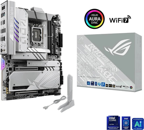 ASUS ROG MAXIMUS Z890 APEX DDR5 LGA 1851 ATX Motherboard White - Anigma