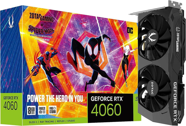 ZOTAC Gaming GeForce RTX 4060 8GB GDDR6 OC Spider-Man: Across The Spider-Verse - Anigma