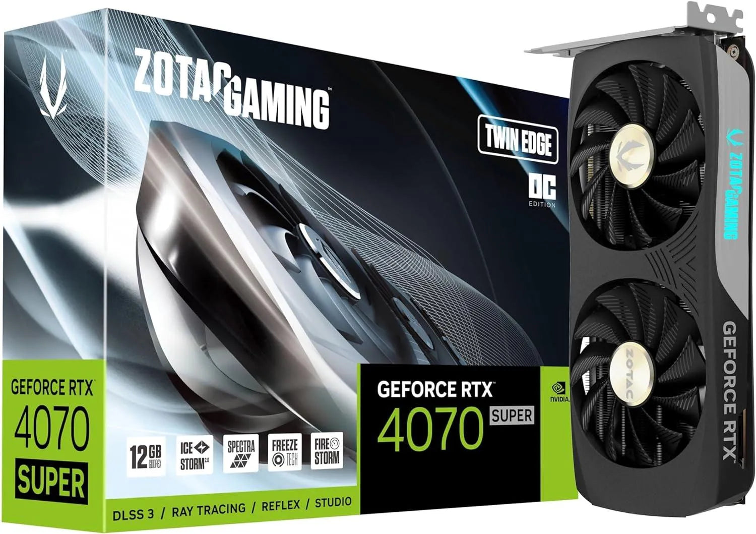 ZOTAC GAMING GEFORCE RTX 4070 SUPER TWIN EDGE OC 12GB GDDR6X Anigma