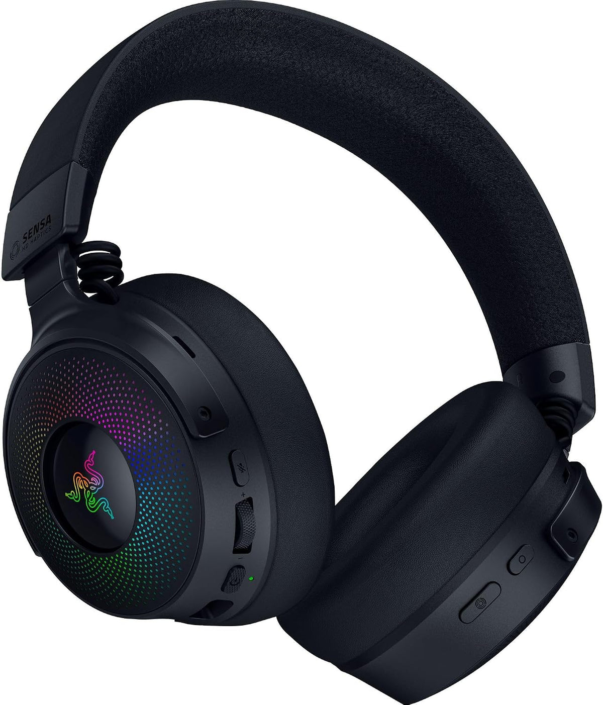 Razer Kraken V4 Pro HyperSpeed Wireless Sensa HD Haptics 397g TriForce Bio-Cellulose 40mm Gaming Headset