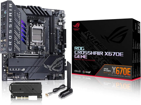 ASUS ROG CROSSHAIR X670E GENE WIFI - AM5 Motherboard (New) - Anigma