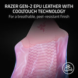 Razer Iskur V2 X NewGen Gaming Chair 2D Armrest EPU Leather CoolTouch 152° Recline - Quartz