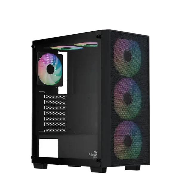 AeroCool B509A Flow Mid Tower Case, Black