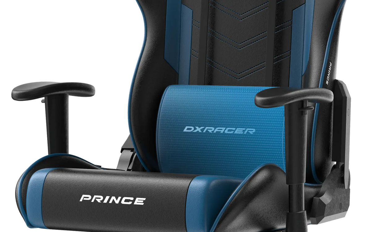 DXRacer Prince Series Gaming Chair Black-Blue