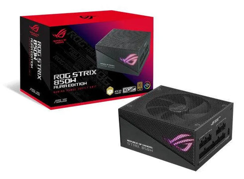 Asus ROG Strix 850W 80 Plus Gold Aura Edition PCIE 5.0 Full Modular ATX Power Supply - Anigma