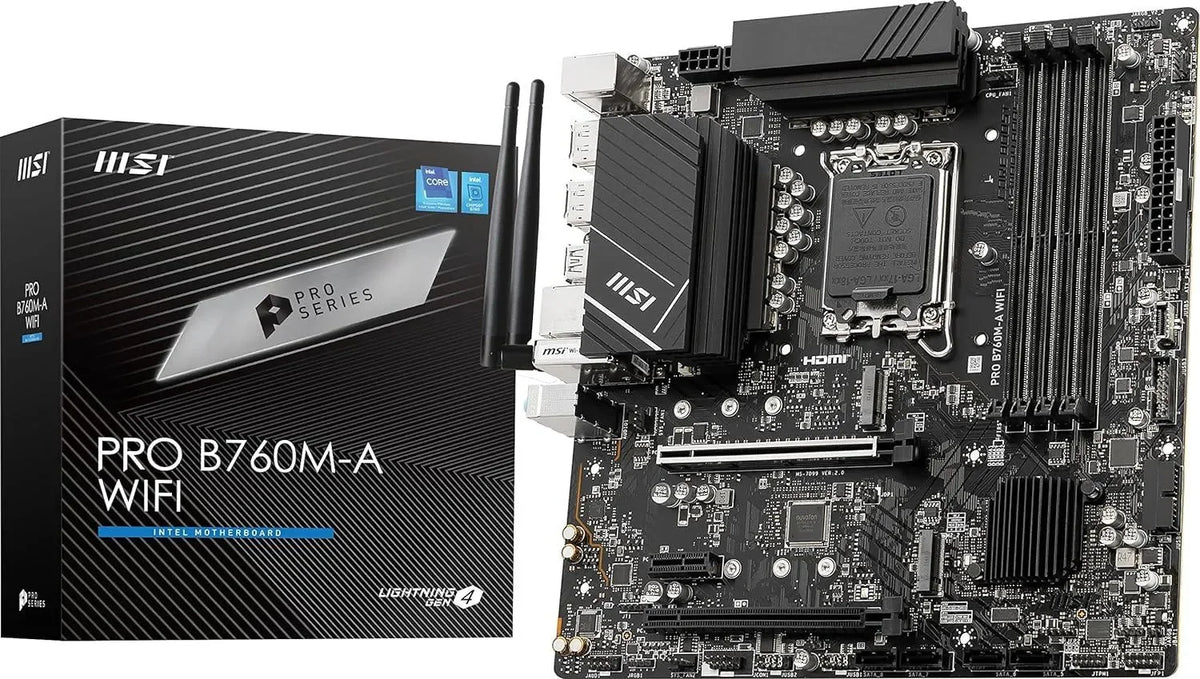 MSI Pro B760M A WiFi DDR5 (Intel 13th Gen Motherboard) - Anigma