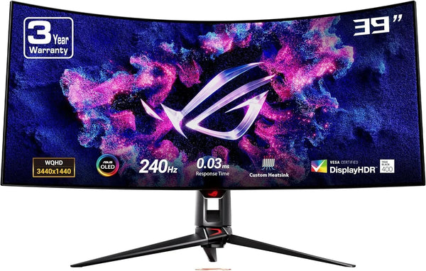 Asus ROG Swift OLED 39 Inch PG39WCDM (3440x 1440) Flat 240Hz 0.03MS Gaming Monitor - Anigma