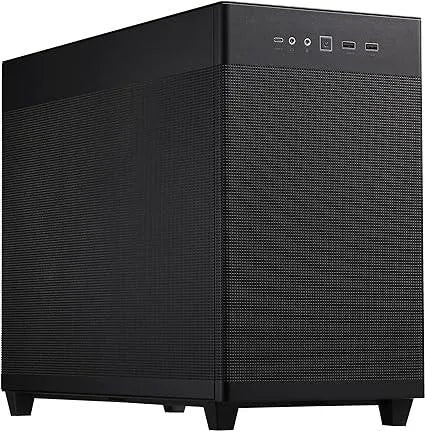 ASUS Prime AP201 33 Liter Micro ATX Case Black (No Fans Included) (For Mini Builds) - Anigma