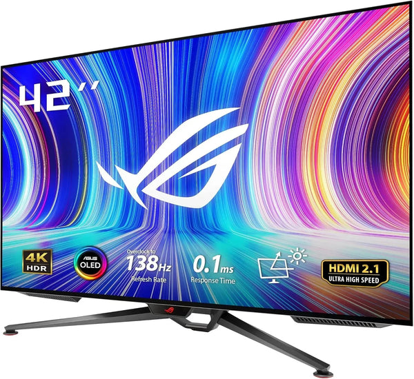 ASUS ROG Swift 41.5 Inch PG42UQ (3840 × 2160) OLED Flat 138Hz 0.1MS Gaming Monitor - Anigma