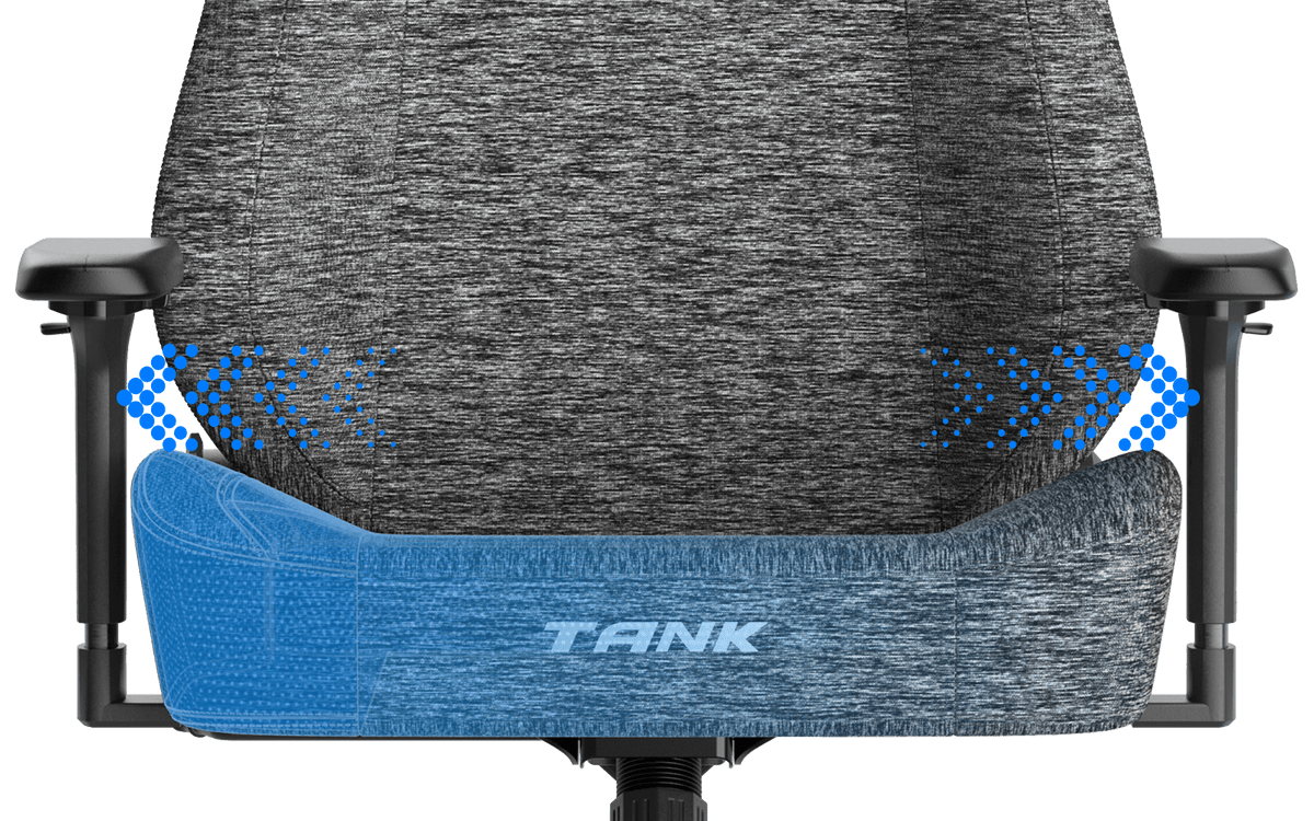 DXRacer Tank XXL Gaming Chair - Fabric Grey