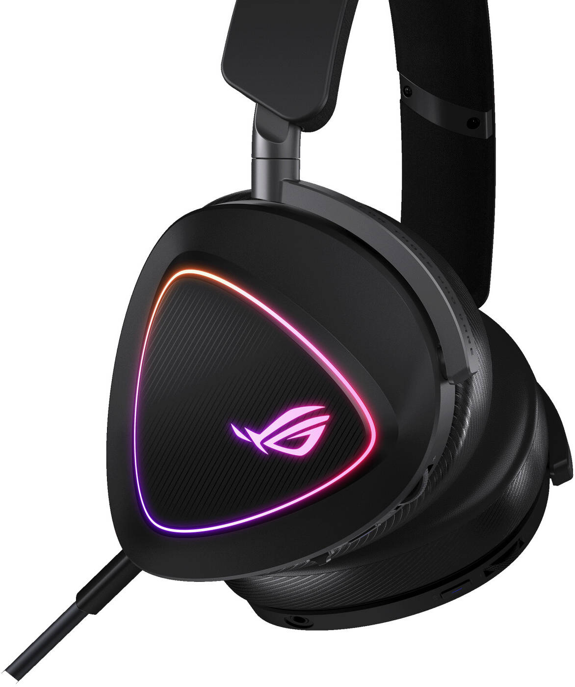 ASUS ROG Delta II Tri-Mode Wireless 318g 50mm Titanium Gaming Headset - Black