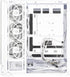 Zalman P40 DS ATX Mid-Tower PC Case - 9.1 in LCD Screen, 4 x ARGB Fans Preinstalled, Supports up to 10 Fans, 420mm GPU, 360mm Radiator, USB Type-C, Ultimate LCD Display Gaming PC Case, White