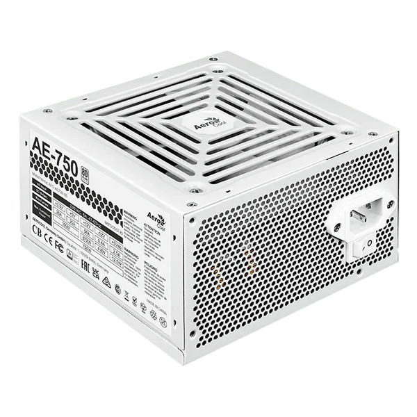 Aerocool Power Supply AERO WHITE 750W 230V APFC UK Box (V.2)
