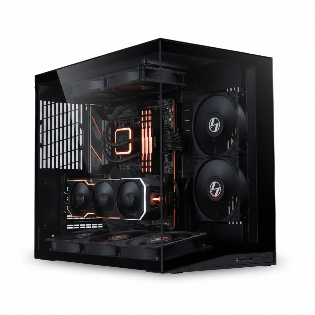 Premium AMD Ryzen 7 7800X3D RTX 5070 Ti 16GB 32GB DDR5 1TB M.2 SSD Gaming PC