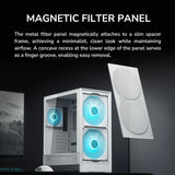 Cougar Airface 180 Black - Magnetic Filter Panel