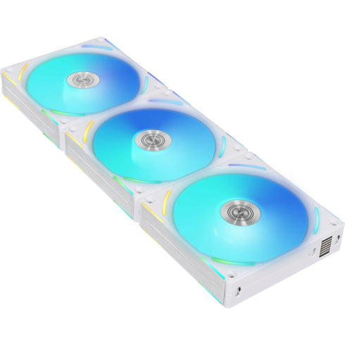 LIAN LI AL120 V2 120mm RGB White (1 Pack) (3 Fans In Total) - Anigma