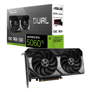 ASUS Dual GeForce RTX 5060 TI 8GB GDDR7 OC Edition Nvidia Graphics Card