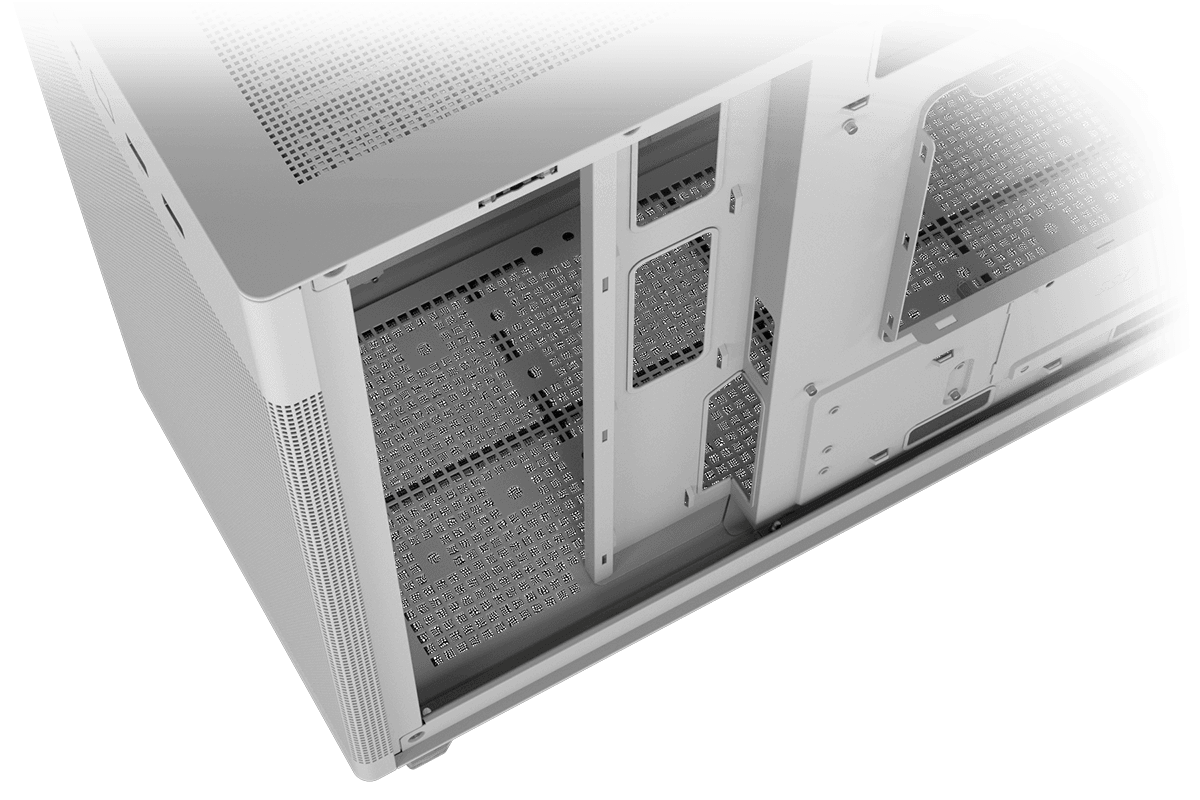 ASUS Prime AP201 TG Black - Cable Management