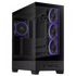 Asus A31 Plus TG ARGB Mid-Tower Case – Black, Dual Tempered Glass, BTF Hidden-Connector Support, 4x Pre-installed ARGB Fans
