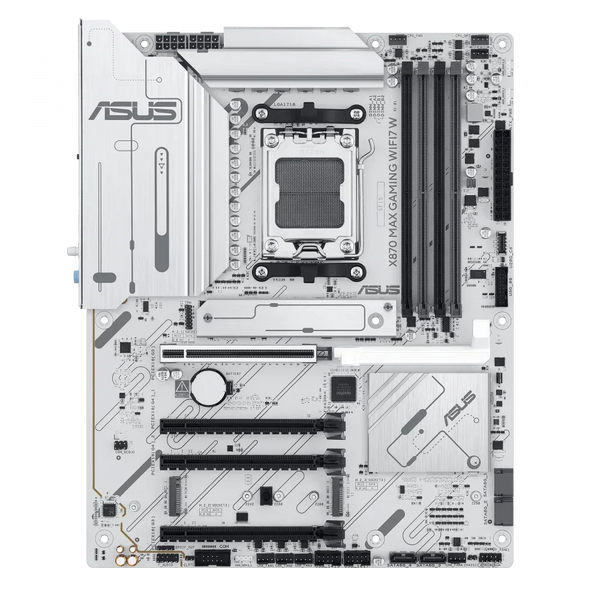 ASUS X870 MAX Gaming WIFI7 Motherboard - White - Anigma