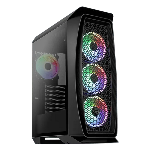 AeroCool Aero One Duo ARGB Case (4x 120mm ARGB Fans Included) - Anigma