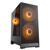 Cougar Airface 180 Black - Front View ARGB
