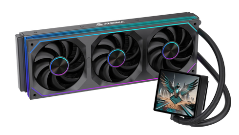 Anigma AN I 360 ARGB LCD Liquid Cooler Black