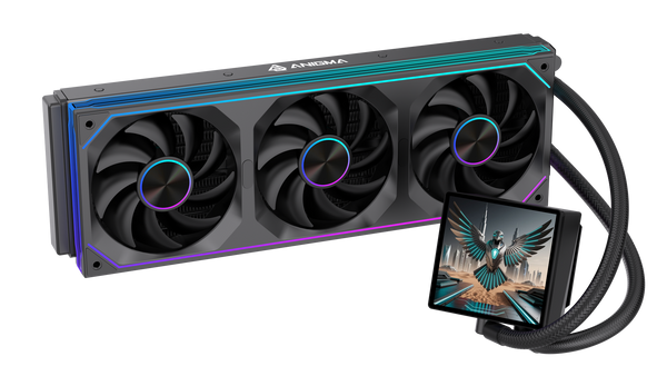 Anigma AN I 360 ARGB LCD Liquid Cooler Black