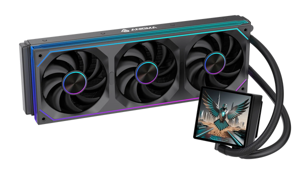 Anigma AN I 360 ARGB LCD Liquid Cooler Black