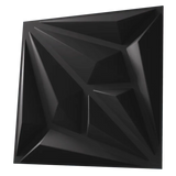 Anigma 3D PVC Wall Panels, Arrow Shape, Black/White, Easy Installation, 12 pieces - Anigma