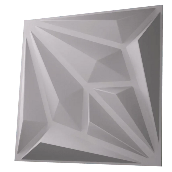 Anigma 3D PVC Wall Panels, Arrow Shape, Black/White, Easy Installation, 12 pieces - Anigma