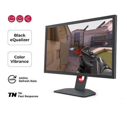 BenQ Zowie 24.5 Inch XL2540K (1920 x 1080) TN Flat 240Hz 1MS Gaming Monitor - Anigma