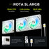TRYX ROTA SL ARGB 120mm Case Fan White - angle view