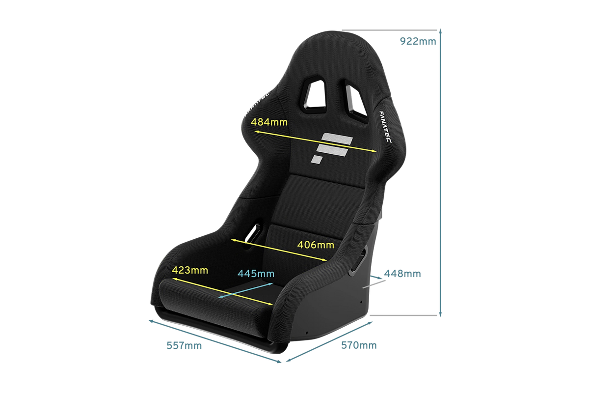 Fanatec ClubSport Cockpit Seat only, Black