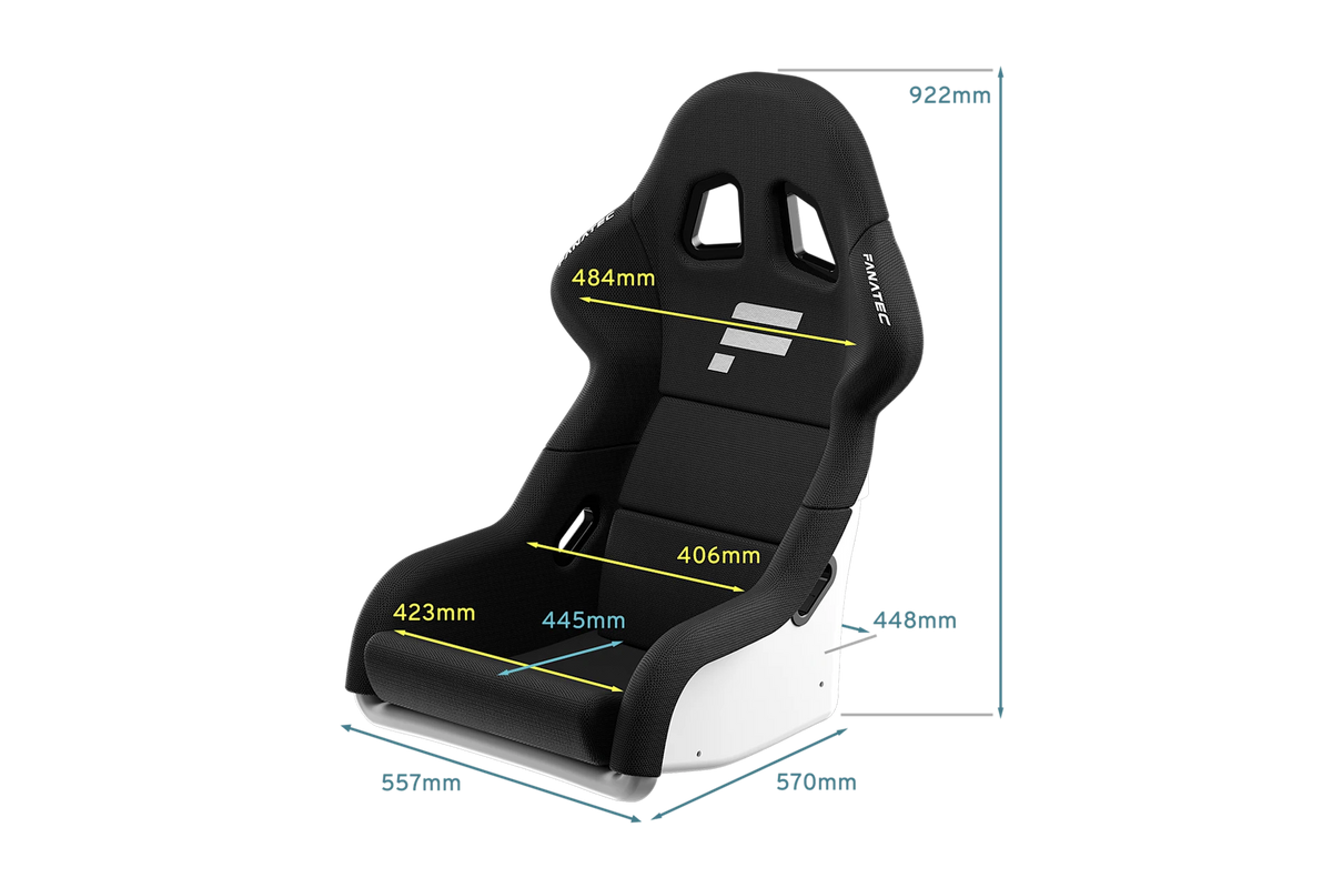 Fanatec ClubSport Cockpit Seat only, White