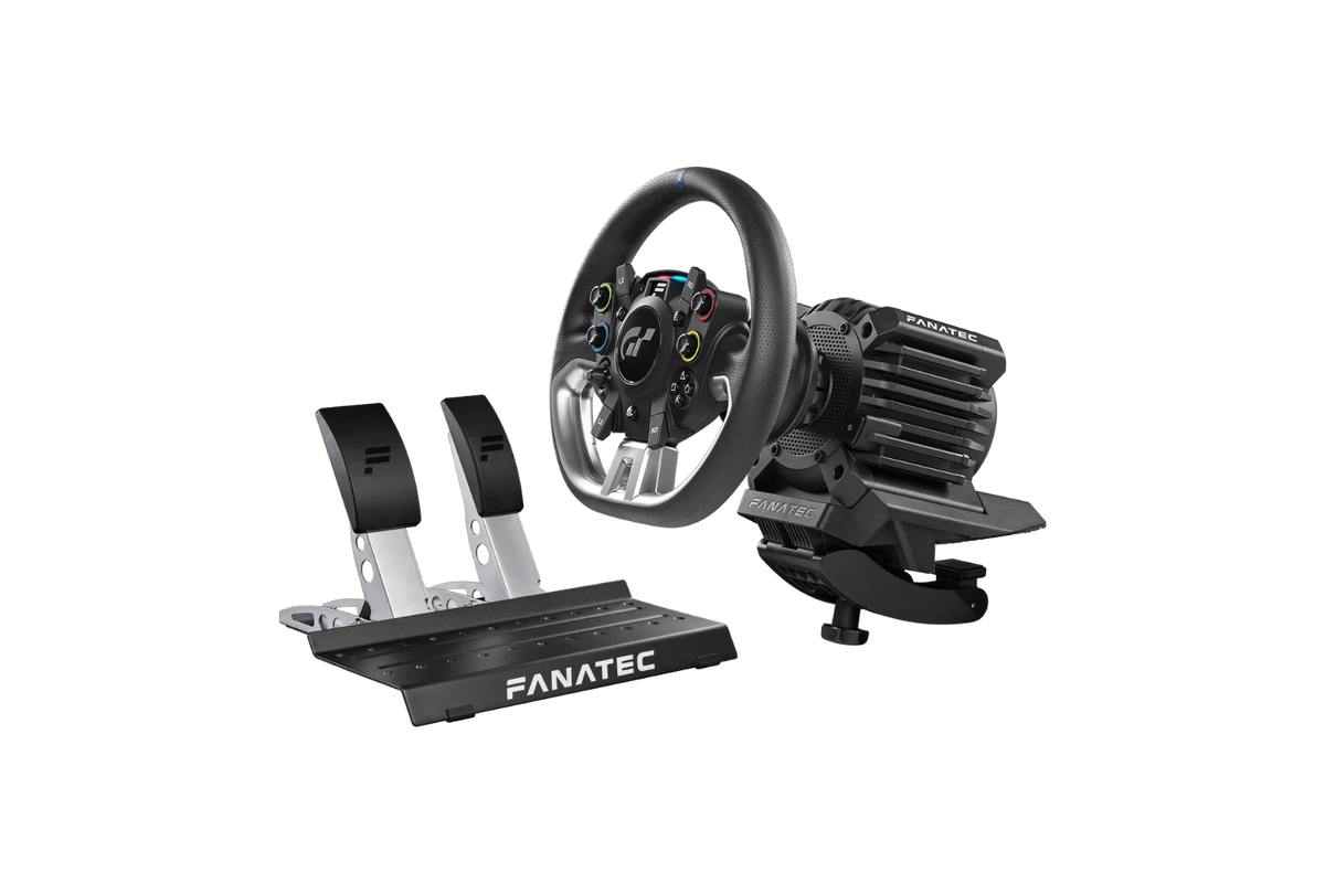Fanatec Gran Turismo DD Pro Bundle with Wheel & Pedal (5 Nm) + QR2