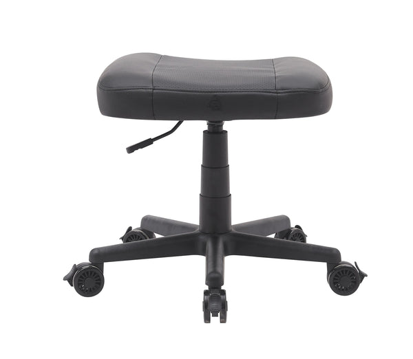 Anigma Footrest Black, with Lockable Wheels & Gas Lift - Anigma