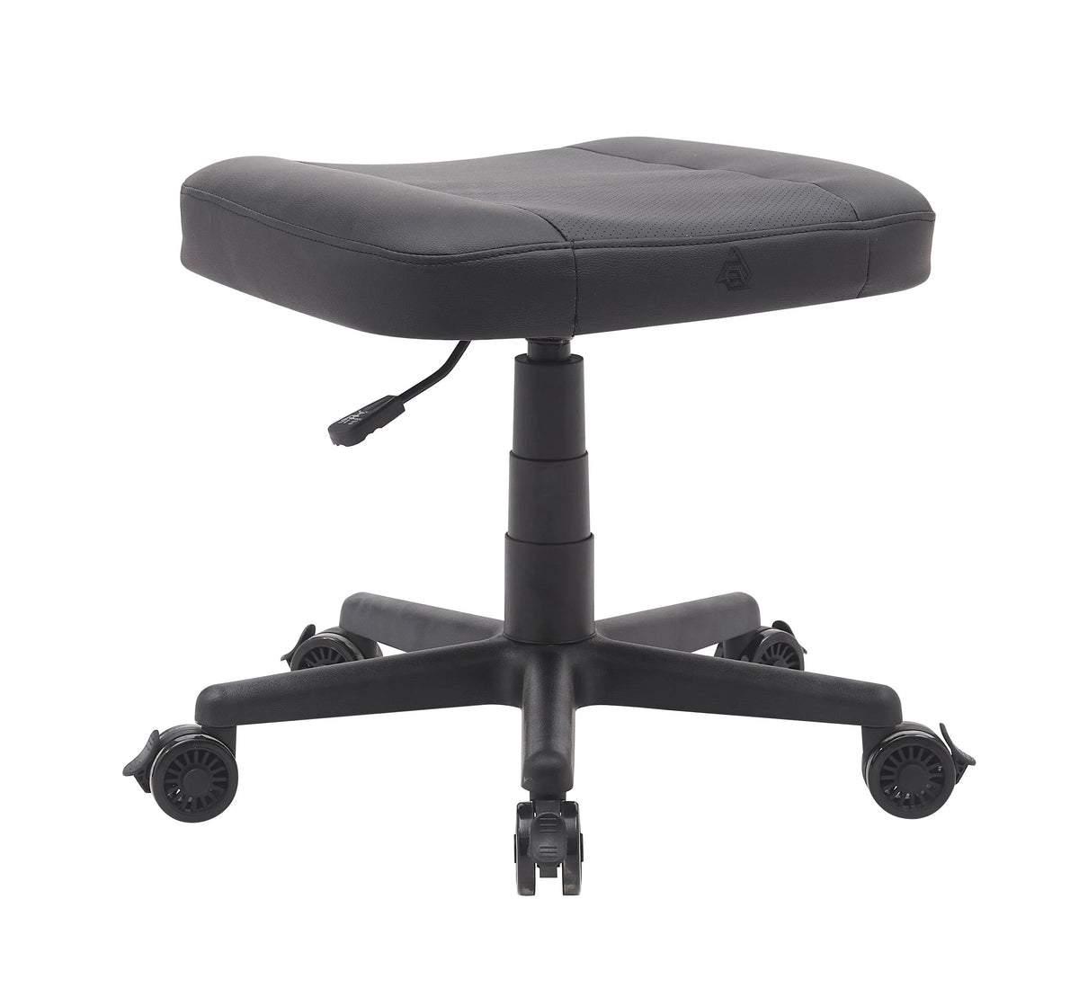 Anigma Footrest Black, with Lockable Wheels & Gas Lift - Anigma
