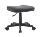 Anigma Footrest Black, with Lockable Wheels & Gas Lift - Anigma