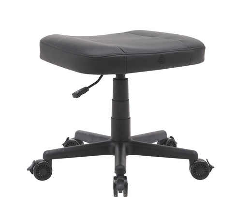 Anigma Footrest Black, with Lockable Wheels & Gas Lift - Anigma