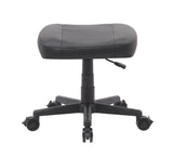 Anigma Footrest Black, with Lockable Wheels & Gas Lift - Anigma
